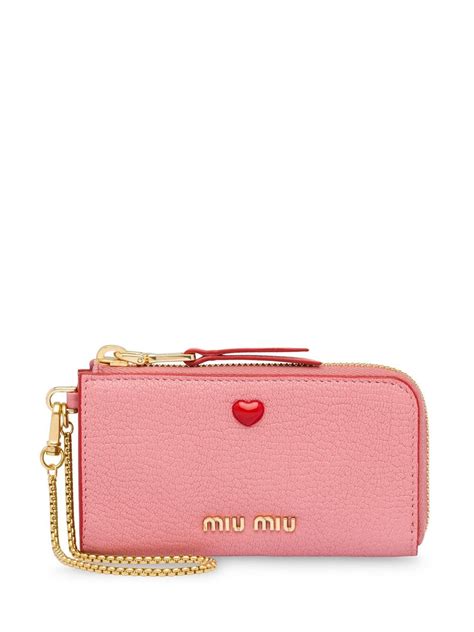 miu miu madras love wallet